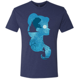 T-Shirts Vintage Navy / S Beauty Portrait Men's Triblend T-Shirt