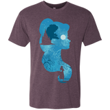 T-Shirts Vintage Purple / S Beauty Portrait Men's Triblend T-Shirt