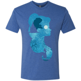 T-Shirts Vintage Royal / S Beauty Portrait Men's Triblend T-Shirt