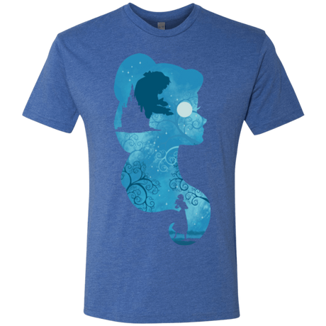 T-Shirts Vintage Royal / S Beauty Portrait Men's Triblend T-Shirt