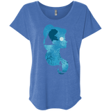 T-Shirts Vintage Royal / X-Small Beauty Portrait Triblend Dolman Sleeve