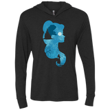 T-Shirts Vintage Black / X-Small Beauty Portrait Triblend Long Sleeve Hoodie Tee