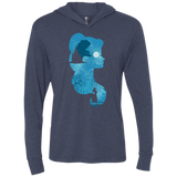 T-Shirts Vintage Navy / X-Small Beauty Portrait Triblend Long Sleeve Hoodie Tee