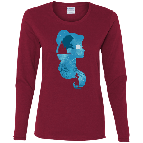 T-Shirts Cardinal / S Beauty Portrait Women's Long Sleeve T-Shirt