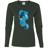 T-Shirts Forest / S Beauty Portrait Women's Long Sleeve T-Shirt