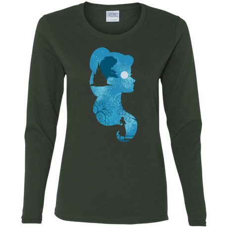 T-Shirts Forest / S Beauty Portrait Women's Long Sleeve T-Shirt