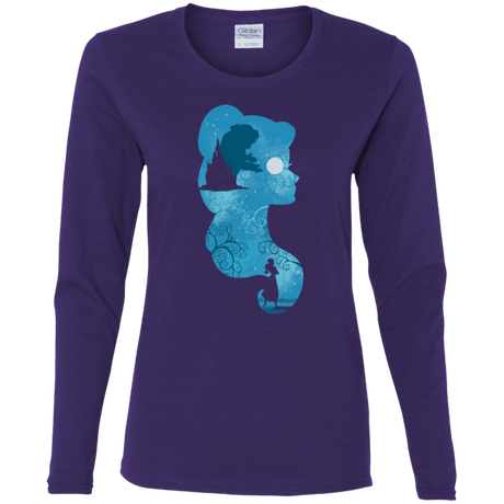 T-Shirts Purple / S Beauty Portrait Women's Long Sleeve T-Shirt