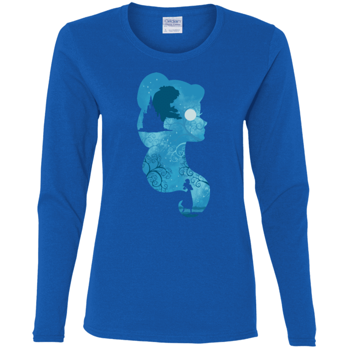 T-Shirts Royal / S Beauty Portrait Women's Long Sleeve T-Shirt