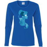 T-Shirts Royal / S Beauty Portrait Women's Long Sleeve T-Shirt