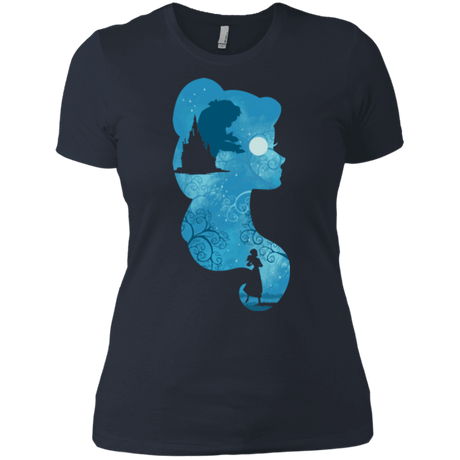 T-Shirts Indigo / X-Small Beauty Portrait Women's Premium T-Shirt