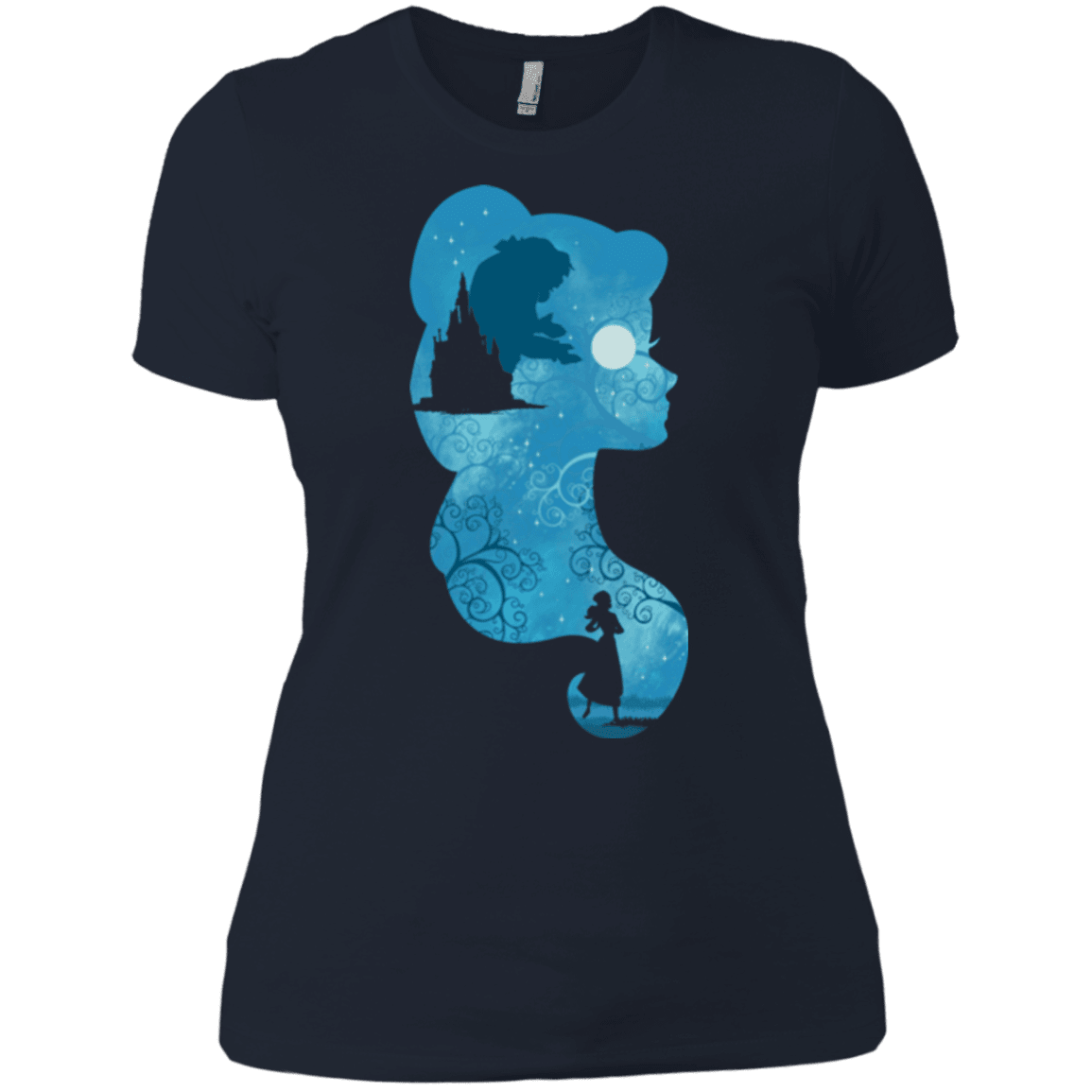 T-Shirts Midnight Navy / X-Small Beauty Portrait Women's Premium T-Shirt
