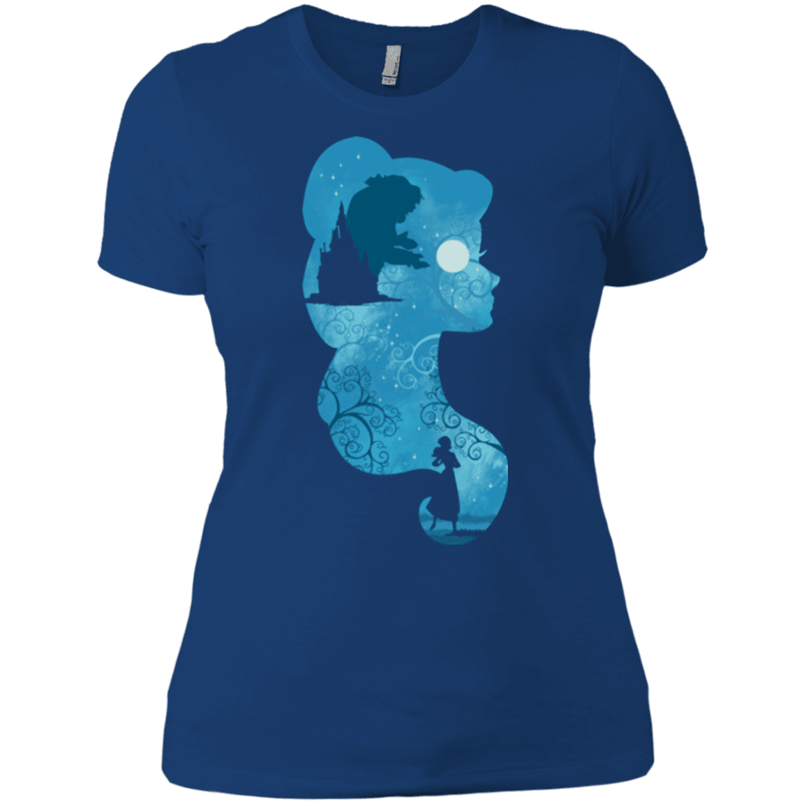 T-Shirts Royal / X-Small Beauty Portrait Women's Premium T-Shirt