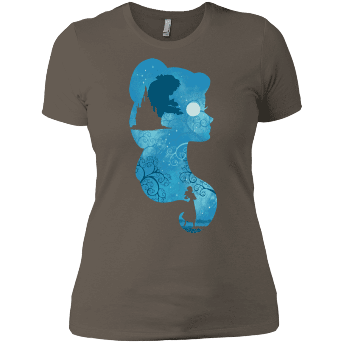 T-Shirts Warm Grey / X-Small Beauty Portrait Women's Premium T-Shirt