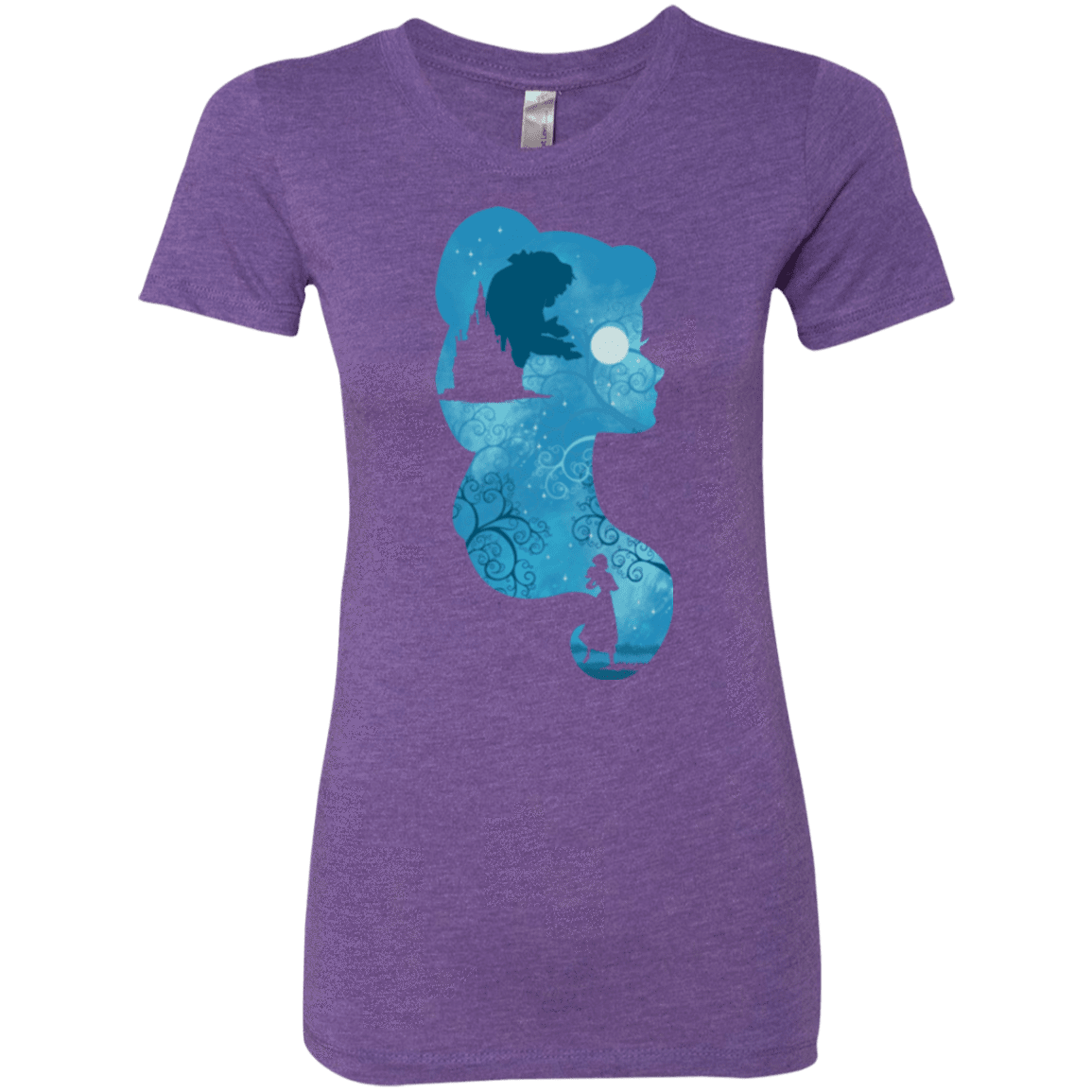 T-Shirts Purple Rush / S Beauty Portrait Women's Triblend T-Shirt
