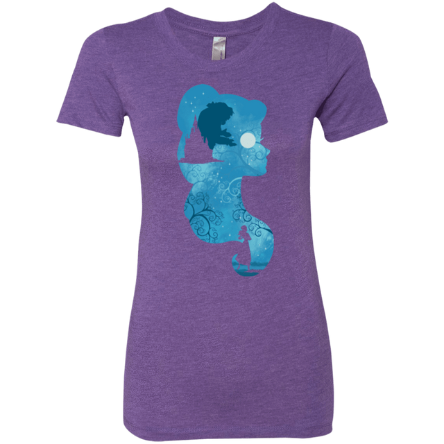 T-Shirts Purple Rush / S Beauty Portrait Women's Triblend T-Shirt
