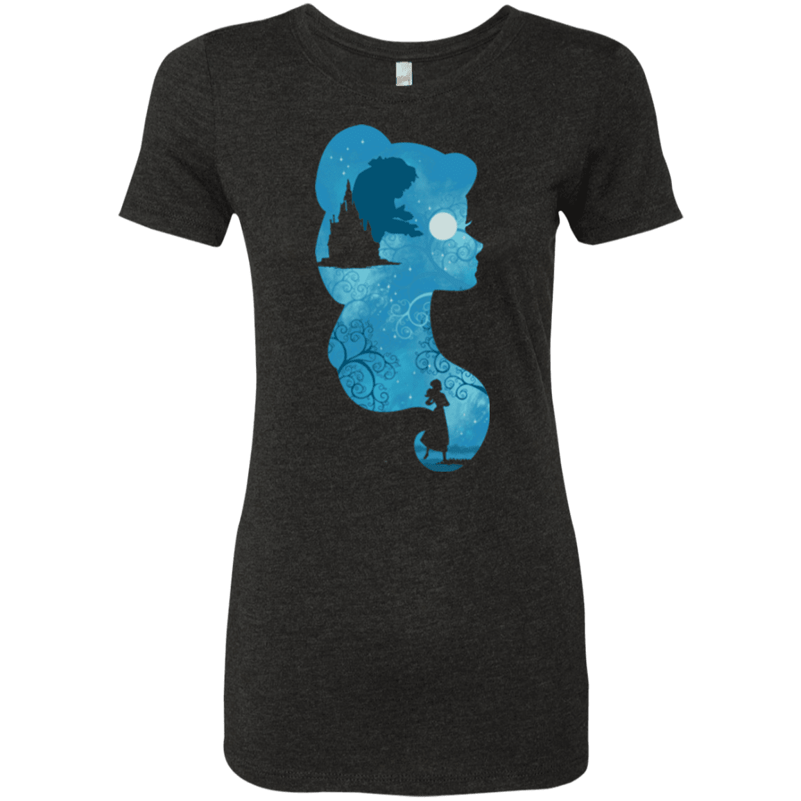 T-Shirts Vintage Black / S Beauty Portrait Women's Triblend T-Shirt