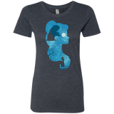 T-Shirts Vintage Navy / S Beauty Portrait Women's Triblend T-Shirt
