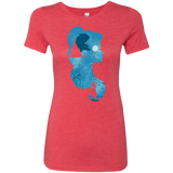 T-Shirts Vintage Red / S Beauty Portrait Women's Triblend T-Shirt