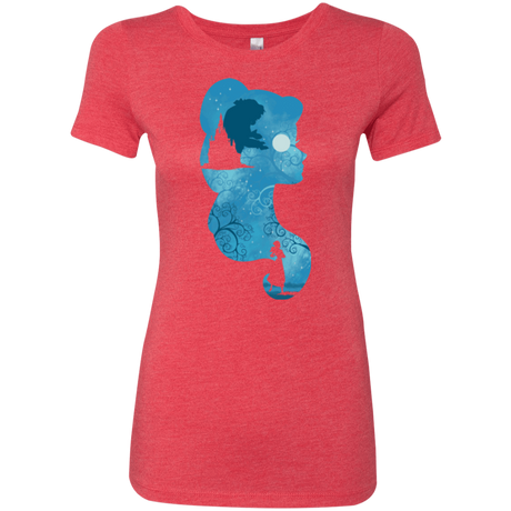 T-Shirts Vintage Red / S Beauty Portrait Women's Triblend T-Shirt