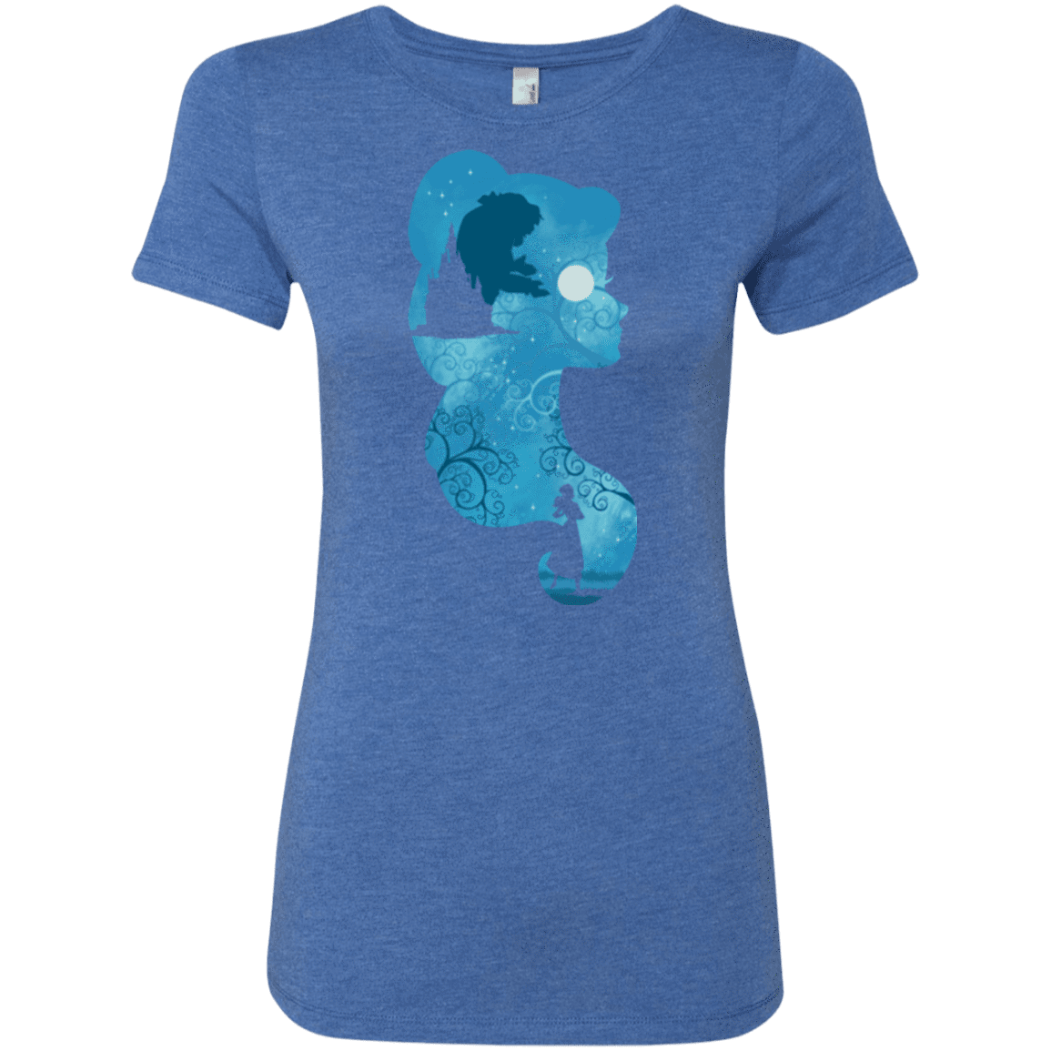 T-Shirts Vintage Royal / S Beauty Portrait Women's Triblend T-Shirt