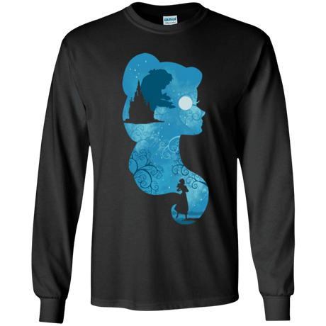 T-Shirts Black / YS Beauty Portrait Youth Long Sleeve T-Shirt