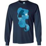 T-Shirts Navy / YS Beauty Portrait Youth Long Sleeve T-Shirt