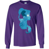 T-Shirts Purple / YS Beauty Portrait Youth Long Sleeve T-Shirt