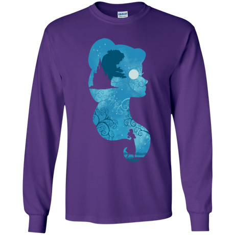 T-Shirts Purple / YS Beauty Portrait Youth Long Sleeve T-Shirt