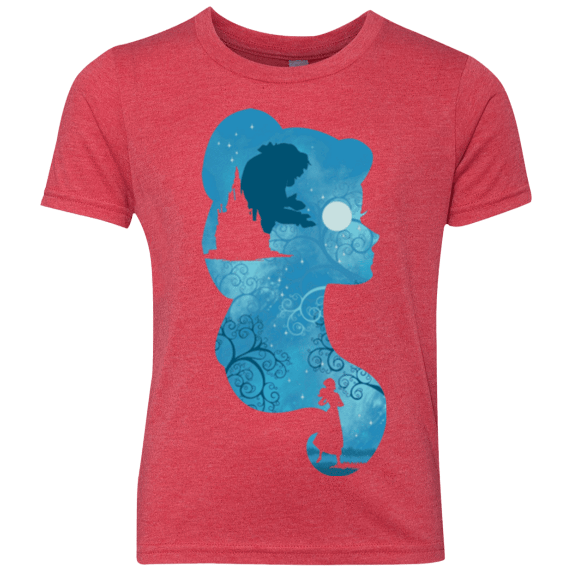 T-Shirts Vintage Red / YXS Beauty Portrait Youth Triblend T-Shirt