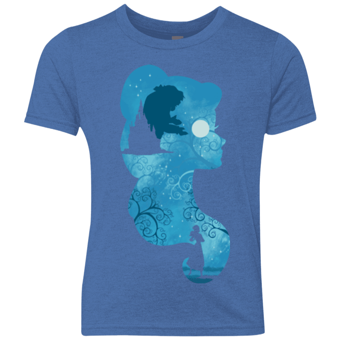 T-Shirts Vintage Royal / YXS Beauty Portrait Youth Triblend T-Shirt
