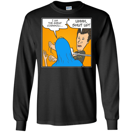 T-Shirts Black / S Beavis Butthead Slap Men's Long Sleeve T-Shirt