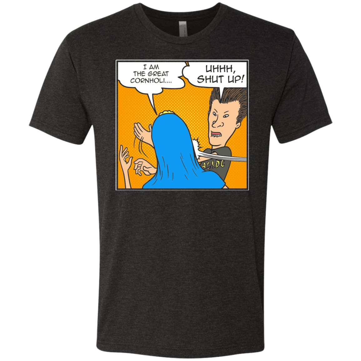 T-Shirts Vintage Black / S Beavis Butthead Slap Men's Triblend T-Shirt