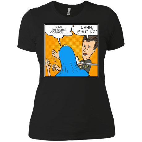 T-Shirts Black / X-Small Beavis Butthead Slap Women's Premium T-Shirt