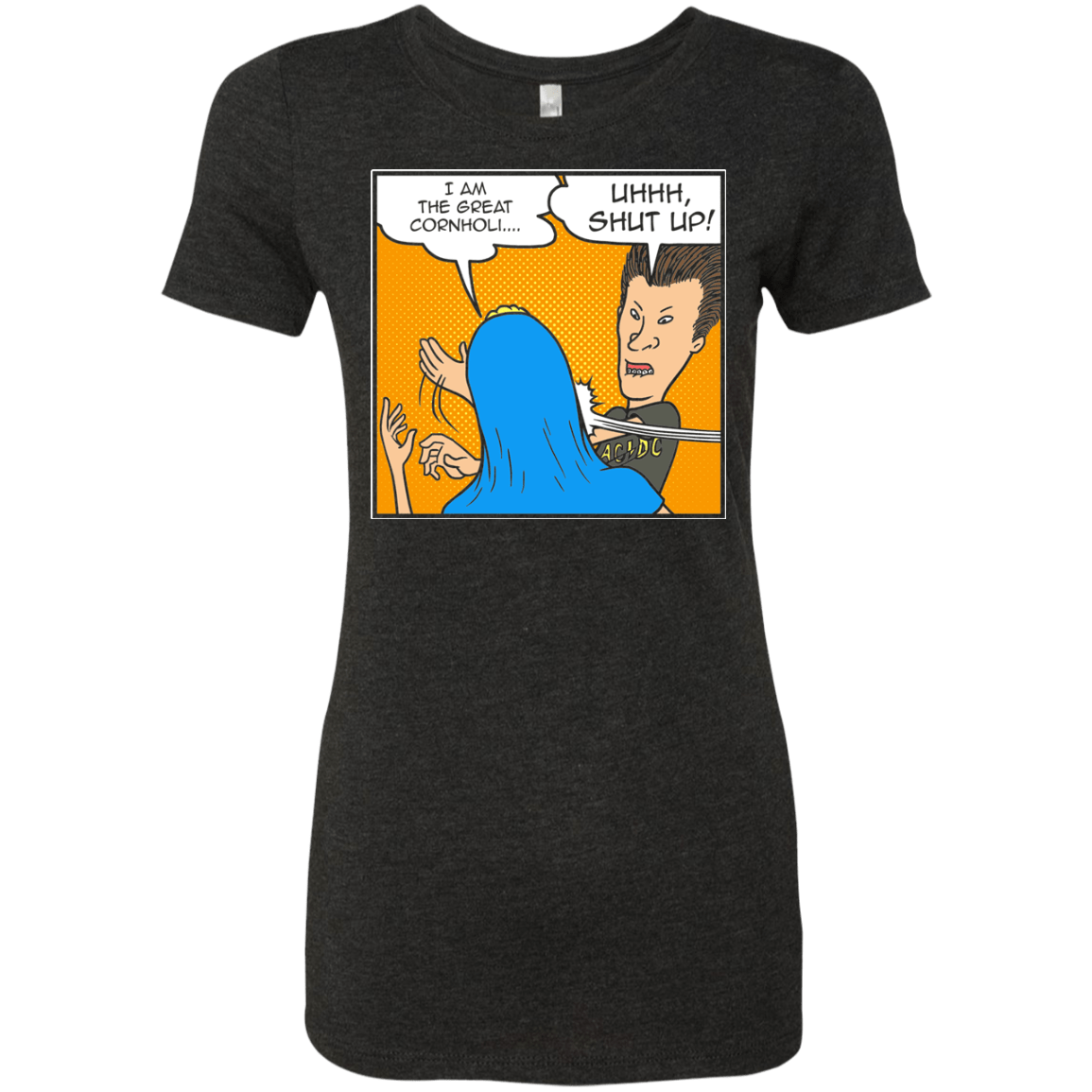 T-Shirts Vintage Black / S Beavis Butthead Slap Women's Triblend T-Shirt