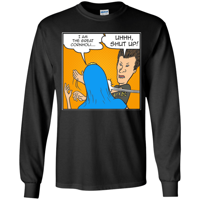 T-Shirts Black / YS Beavis Butthead Slap Youth Long Sleeve T-Shirt