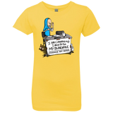 T-Shirts Vibrant Yellow / YXS Beavis Change My Mind Girls Premium T-Shirt