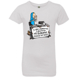 T-Shirts White / YXS Beavis Change My Mind Girls Premium T-Shirt