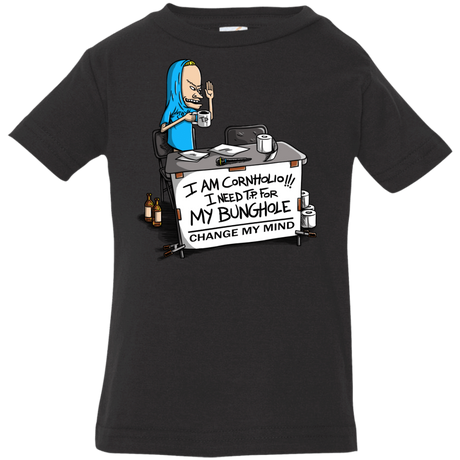 T-Shirts Black / 6 Months Beavis Change My Mind Infant Premium T-Shirt