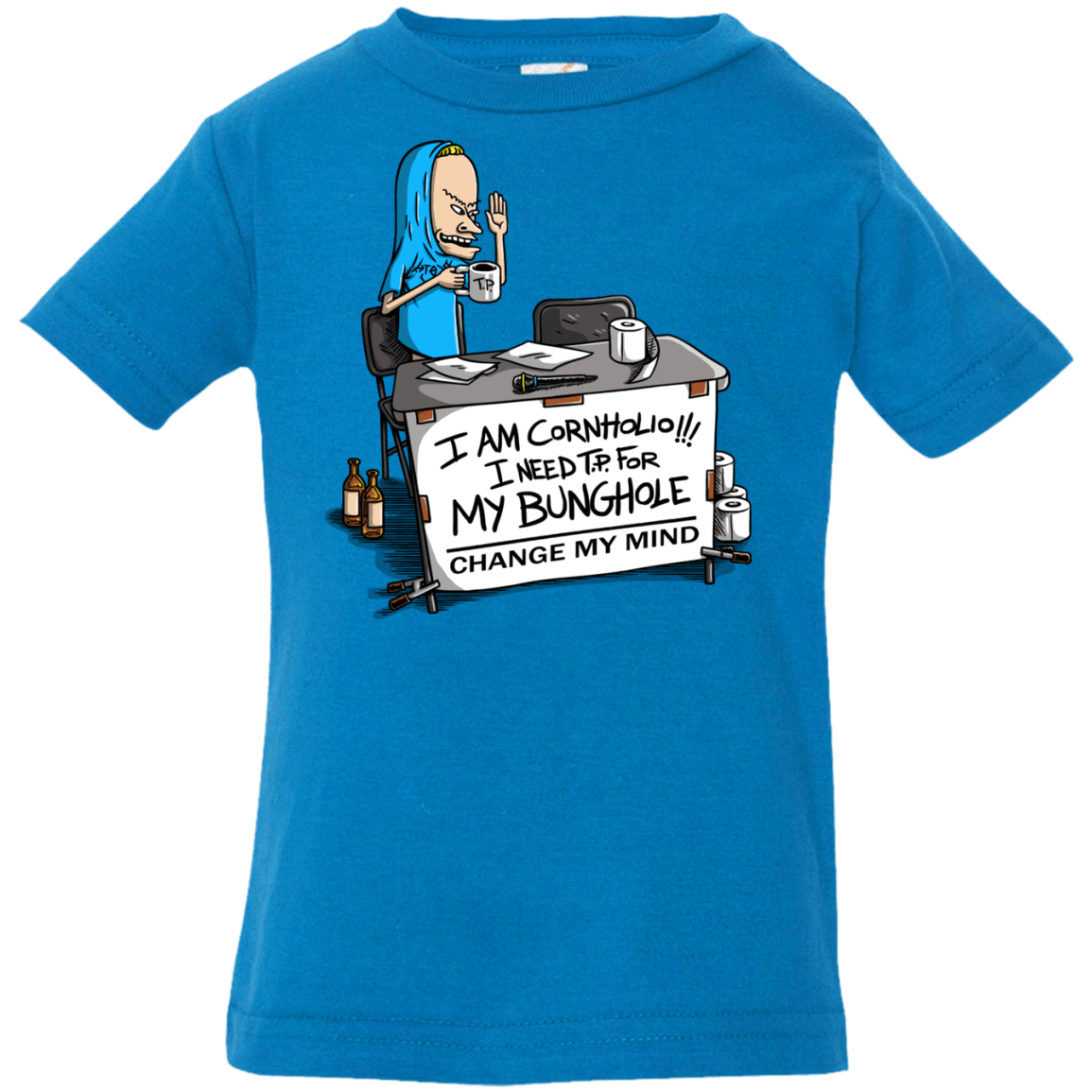T-Shirts Cobalt / 6 Months Beavis Change My Mind Infant Premium T-Shirt