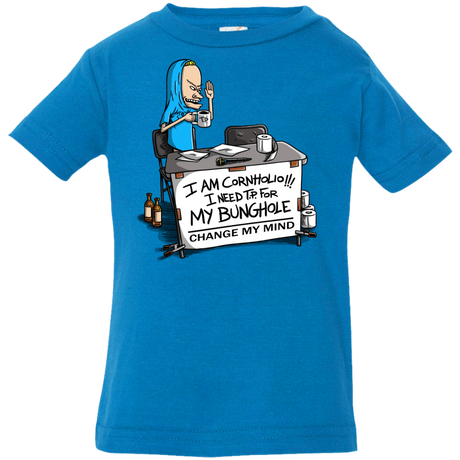 T-Shirts Cobalt / 6 Months Beavis Change My Mind Infant Premium T-Shirt