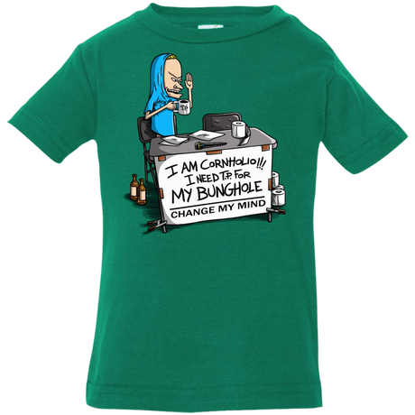 T-Shirts Kelly / 6 Months Beavis Change My Mind Infant Premium T-Shirt