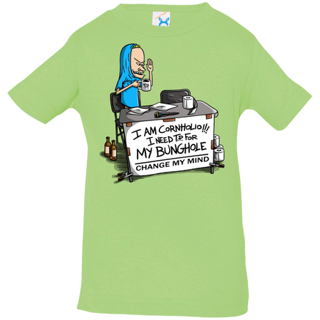 T-Shirts Key Lime / 6 Months Beavis Change My Mind Infant Premium T-Shirt