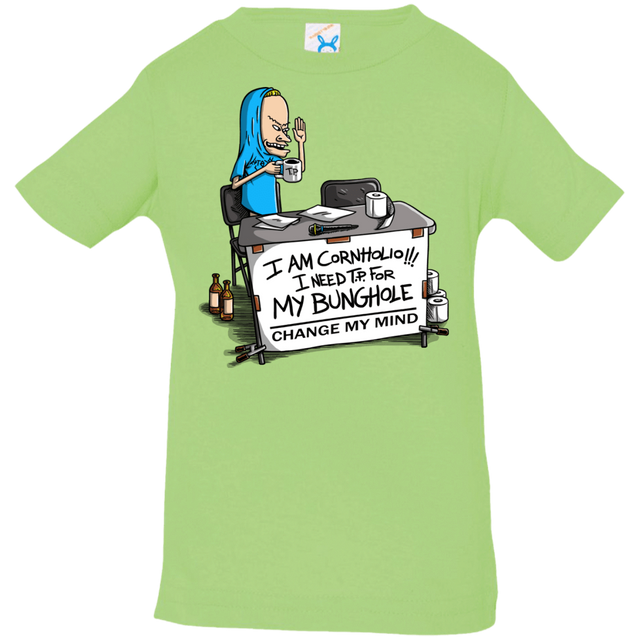 T-Shirts Key Lime / 6 Months Beavis Change My Mind Infant Premium T-Shirt