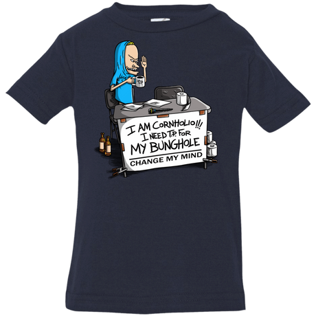 T-Shirts Navy / 6 Months Beavis Change My Mind Infant Premium T-Shirt