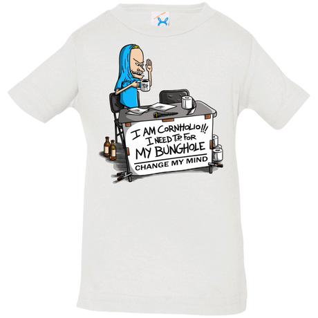T-Shirts White / 6 Months Beavis Change My Mind Infant Premium T-Shirt