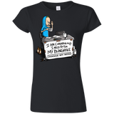 T-Shirts Black / S Beavis Change My Mind Junior Slimmer-Fit T-Shirt