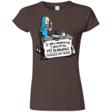 T-Shirts Dark Chocolate / S Beavis Change My Mind Junior Slimmer-Fit T-Shirt