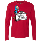 T-Shirts Red / S Beavis Change My Mind Men's Premium Long Sleeve