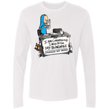 T-Shirts White / S Beavis Change My Mind Men's Premium Long Sleeve