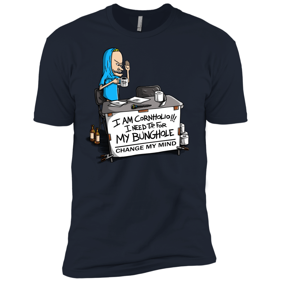Beavis Change My Mind Men's Premium T-Shirt
